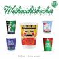 Preview: Glühweinbecher 0,2L - Weihnachtsbecher - Kaffeebecher Doppelwand
